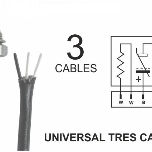 Sonda Lambda Universal 3 Cables